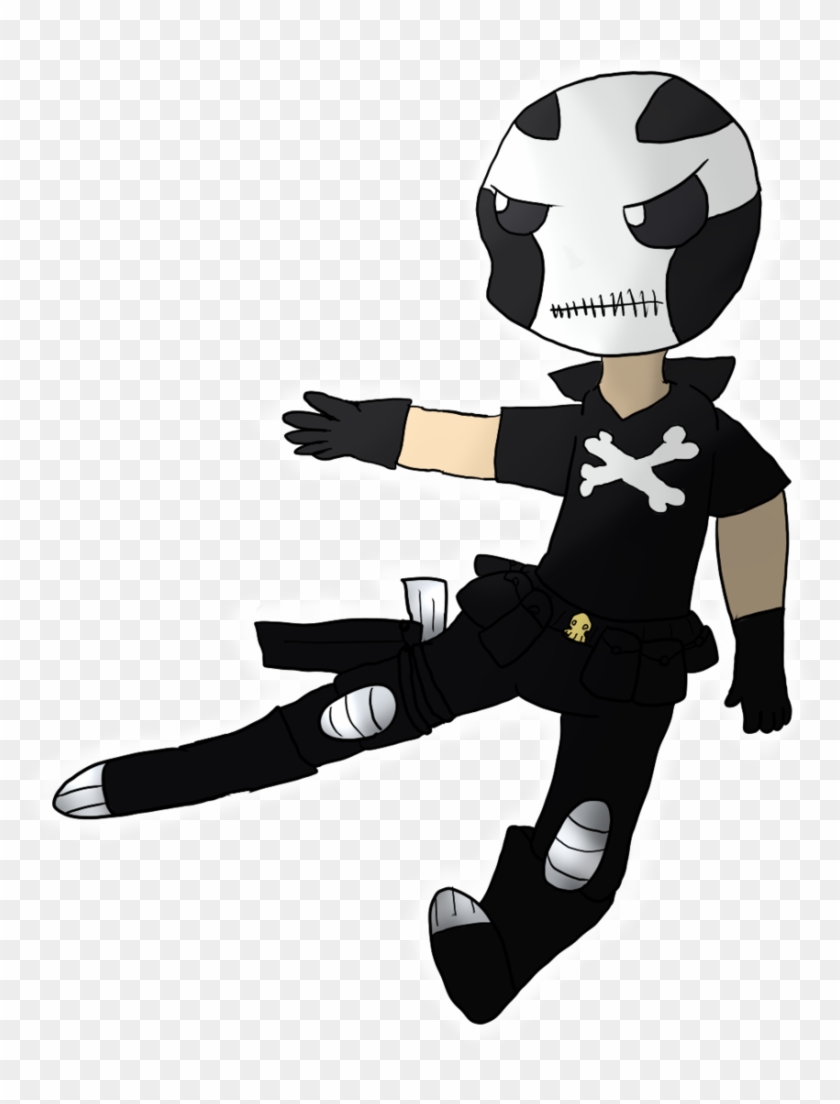 Chibi Crossbones By Cosmic-eevee - Cartoon #1254211