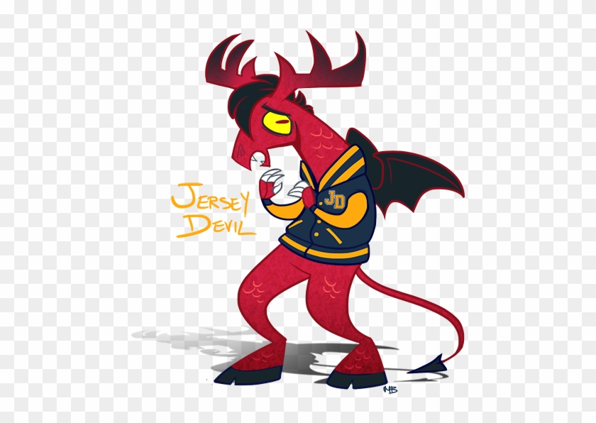 The Jersey Devil By Magicbunnyart - Cartoon Drawing Of The Jersey Devil #1254225