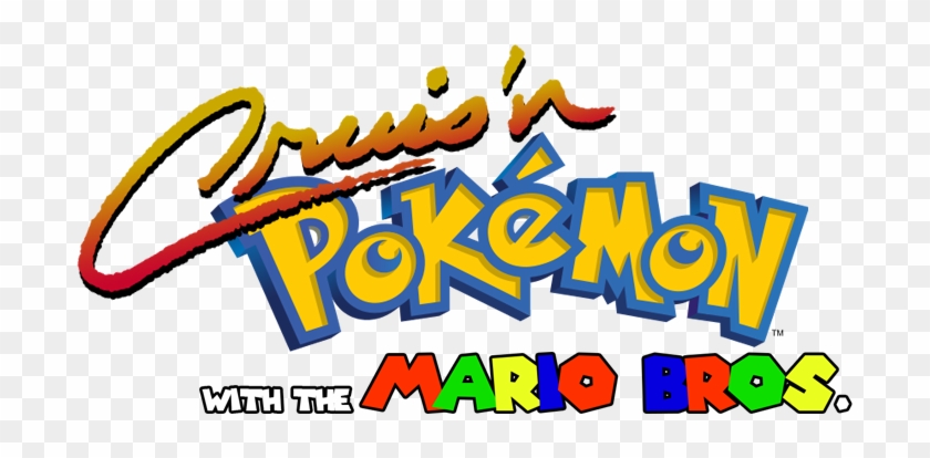 Cruis'n Pokemon With The Mario Bros - Pokemon Let's Go Eevee Logo #1254227