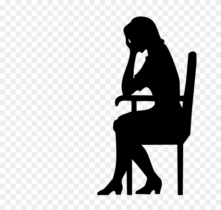 Depression Clipart Depressed Girl - Depression Png #1254303