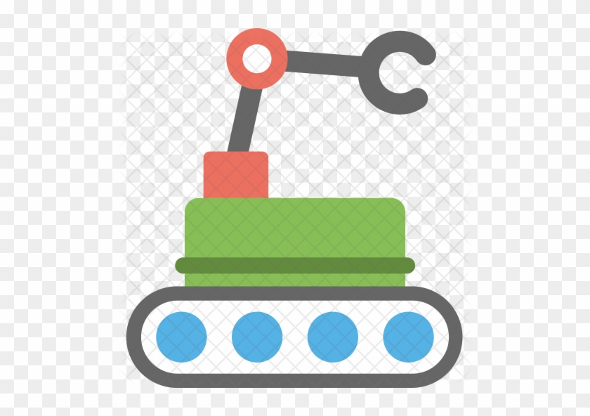 Industrial Robot Arm Icon - Industrial Robot #1254323