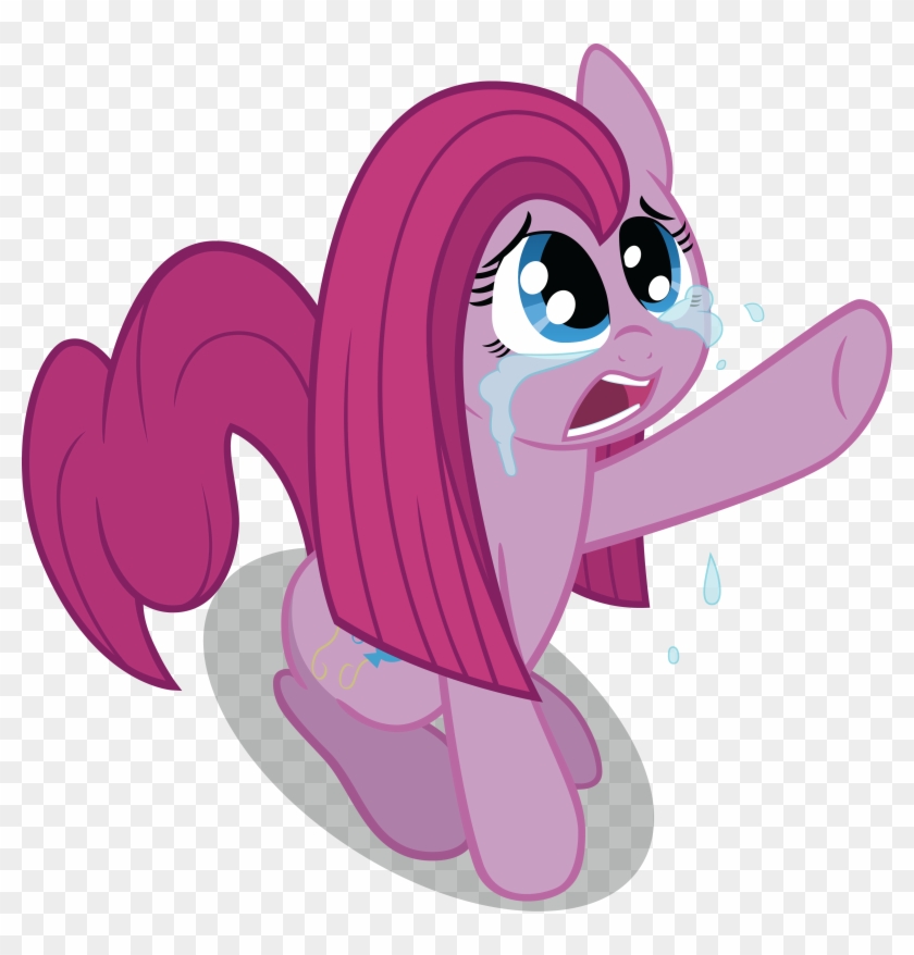 Pinkamena Diane Pie, Pinkie Pie, Safe, Simple Background, - Pinkamena Diane Pie Crying #1254341