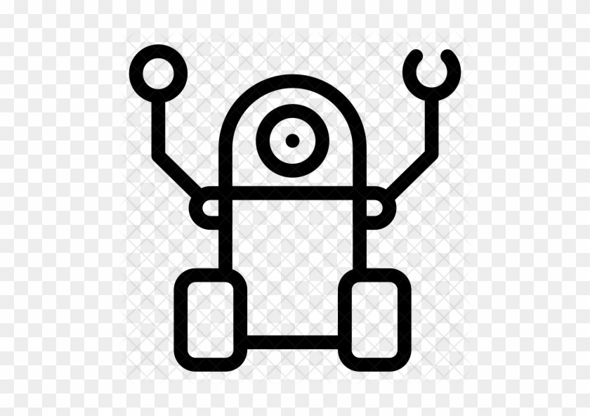 Robotic Arm Icon - Robot Line Icon #1254349