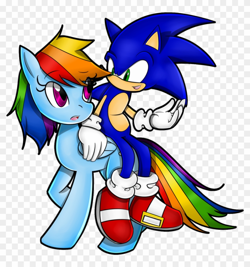 Sonic The Hedgehog Clipart Yuji Uekawa - Sonic Riding A Pony #1254521