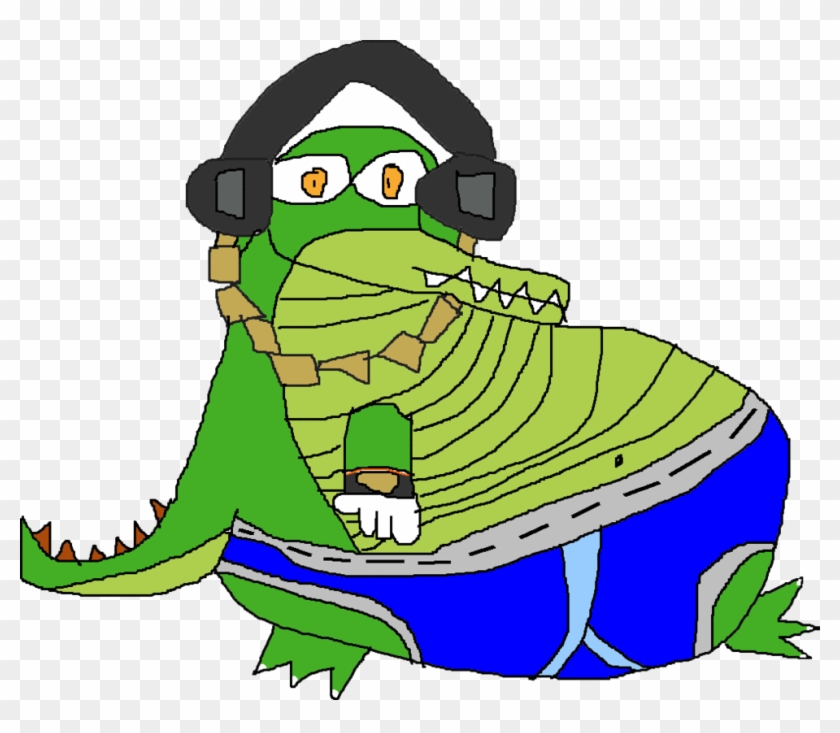 Vector The Fat Crocodile In Underwear By Fat-feraligatr - Crocodile In Underwear #1254602