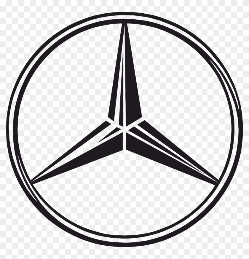 Mercedes Benz A Class Car Mercedes Benz S Class Logo - Mercedes Logo Png Black #1254609
