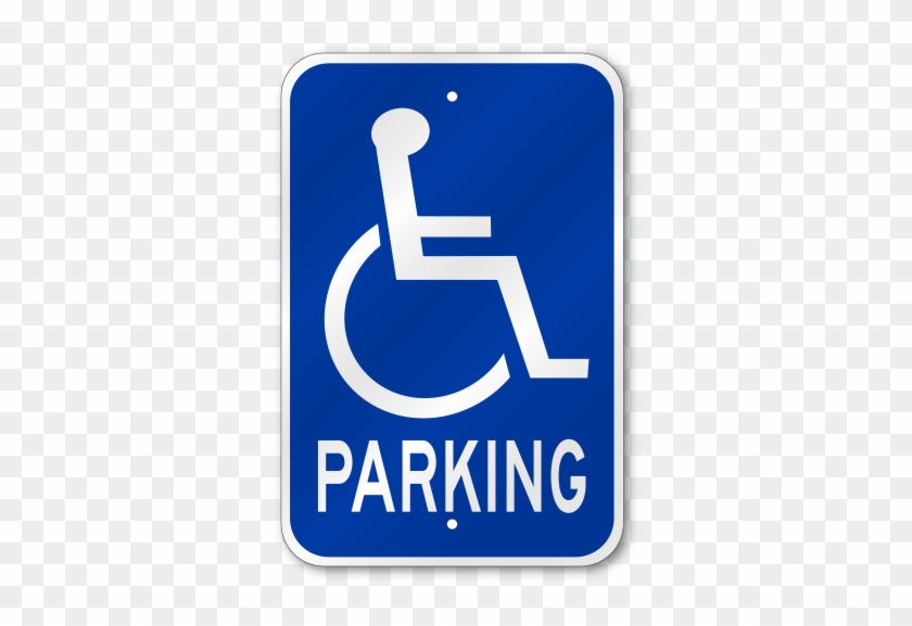 Handicap Parking Sign - Custom Company Parking Sign #1254626