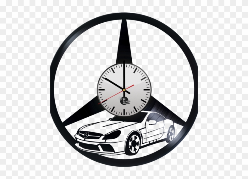 Mercedes Handmade Vinyl Record Wall Clock - Modern Vinyl Record Wall Clock With A Comics Legend #1254660