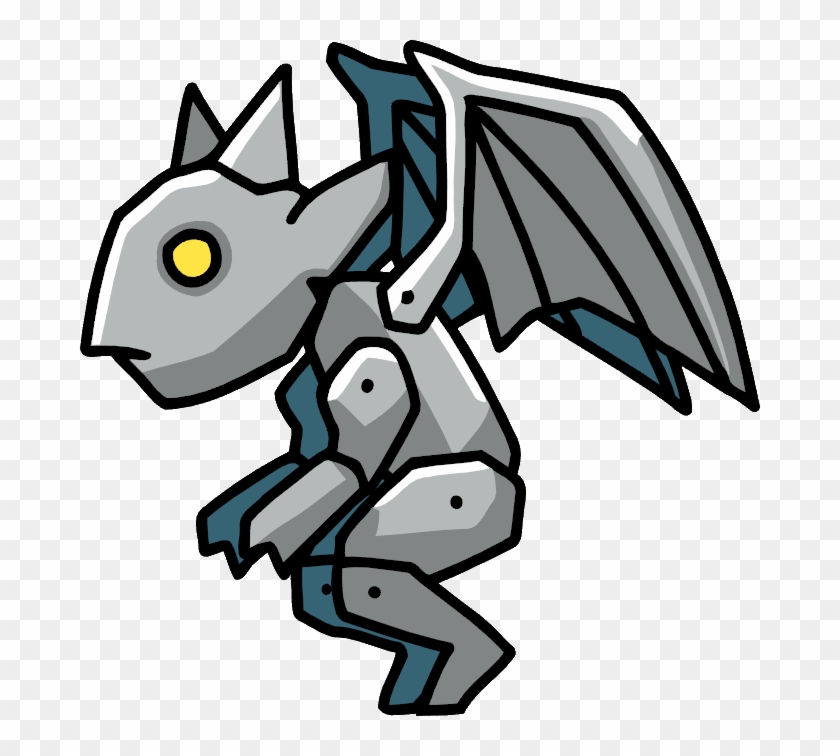 Gargoyle Clipart Side View - Scribblenauts Unlimited Mythical Creatures #1254941