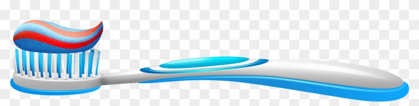 Toothbrush With Toothpaste Png Clip Art - Toothbrush With Toothpaste Png Clip Art #1254965