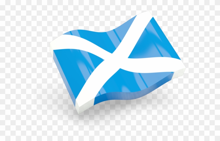 Illustration Of Flag Of Scotland - Flag Of Scotland #1254968