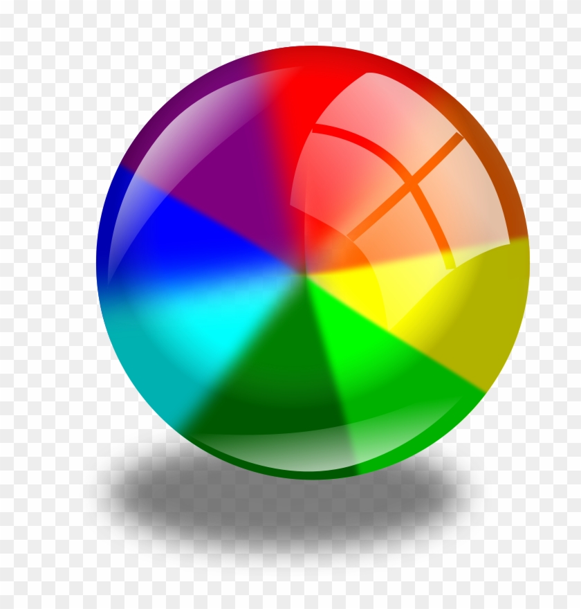 Similar Clip Art - Bola De Colores Png #1254971