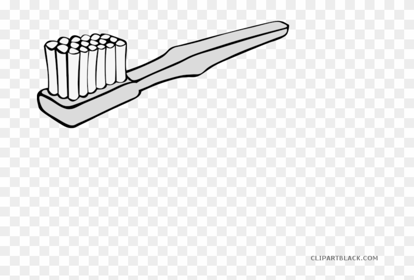 Toothbrush Tools Free Black White Clipart Images Clipartblack - Rhyme #1255209