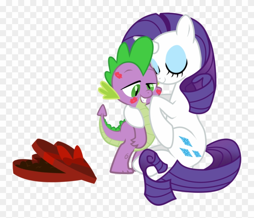 Rarity Kissing Spike By Exe2001 On Deviantartrarity - My Little Pony: Friendship Is Magic #1255273