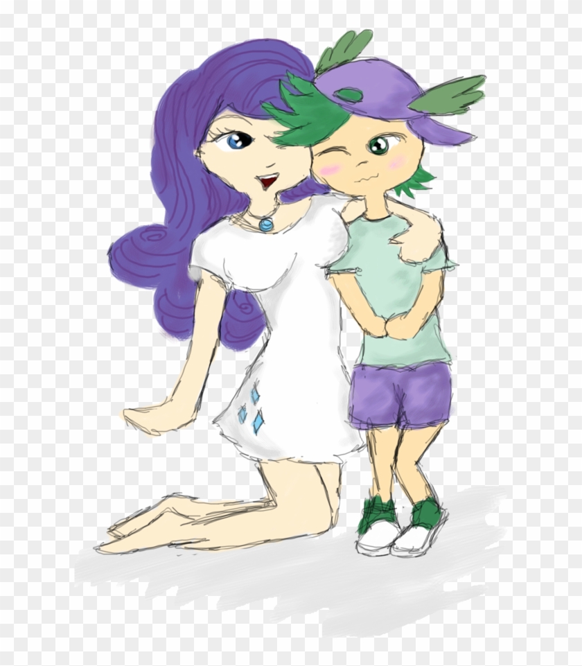 Rarity And Spike Human - Human Spike X Rarity #1255311