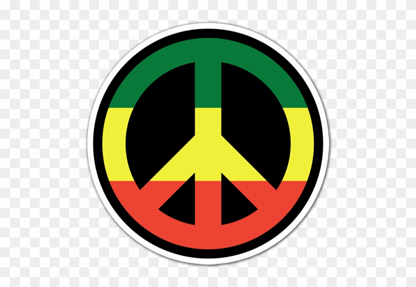 Car & Motorbike Stickers - Rasta Peace And Love #1255336