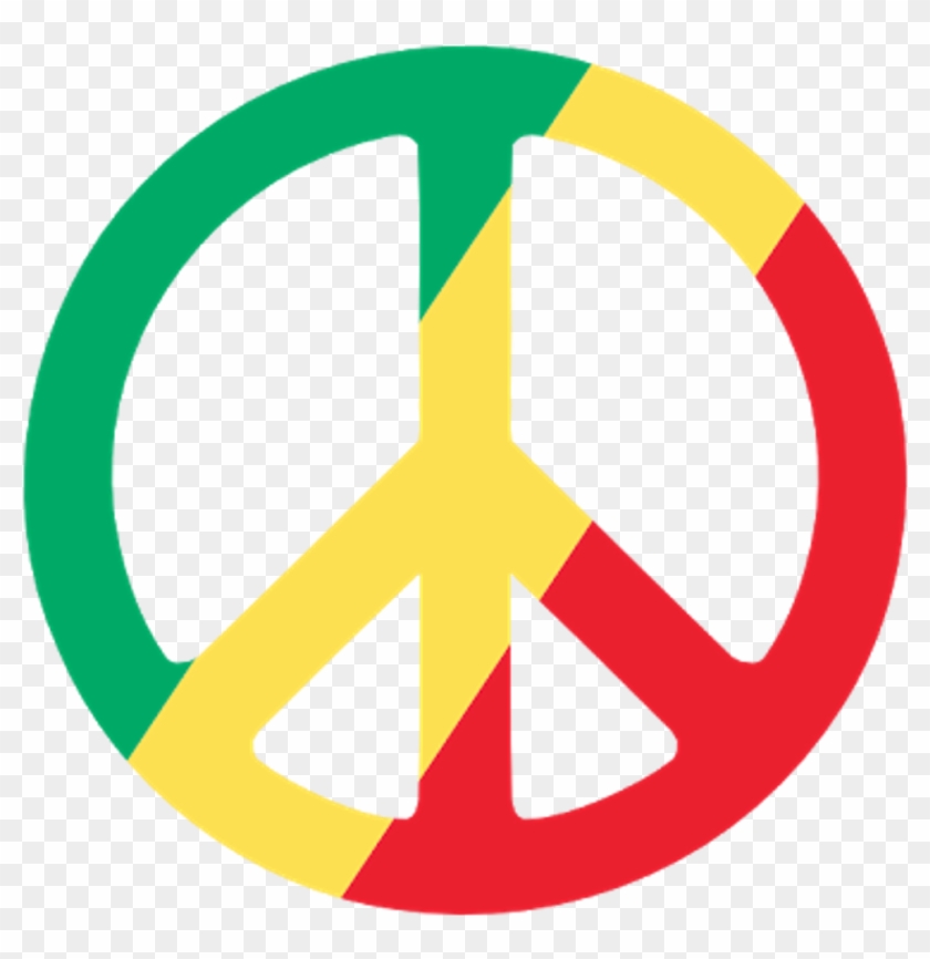 Reggae Rasta Peace Simbolo Simbol Paz - Reggae Peace Png #1255349