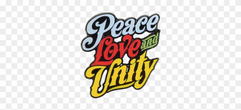 Peace Love & Unity Pin - Label #1255416