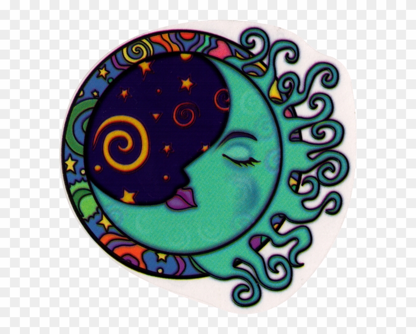 Lunar Curls - Window Sticker - World Peace #1255423