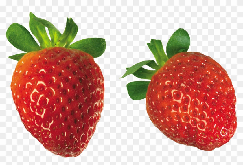 Two Strawberries Transparent Png - Strawberry High Def #1255440