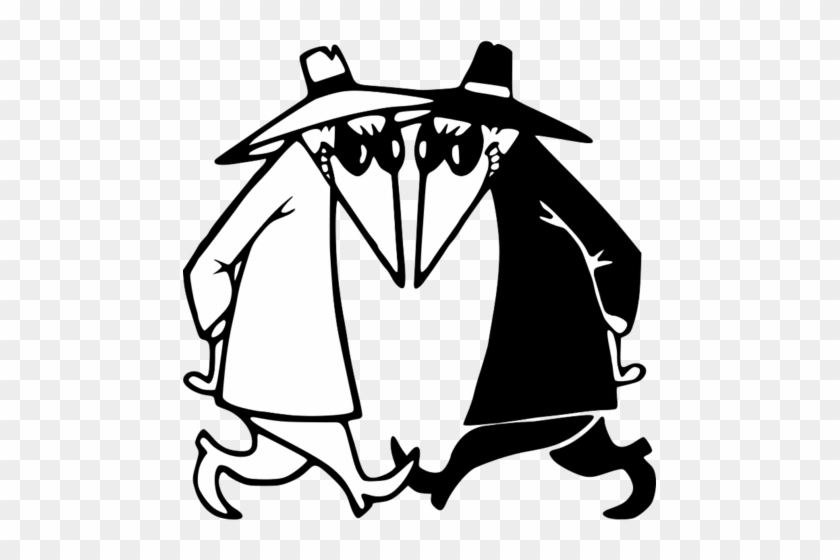 Spy Vs Spy Clipart 2 By Thomas - White Spy Black Spy #1255461