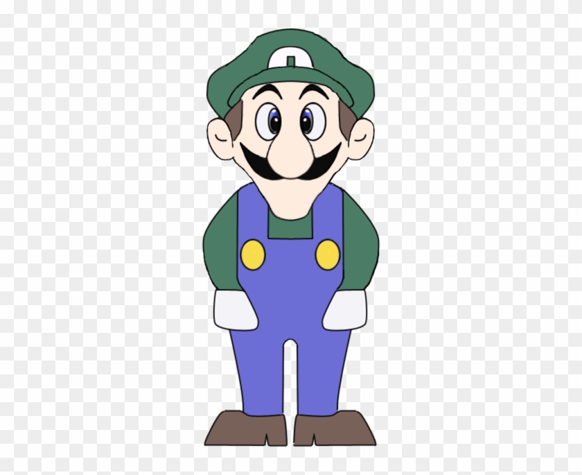 Mario Is Missing Green Clip Art Human Behavior Male - Weegee Front #1255492
