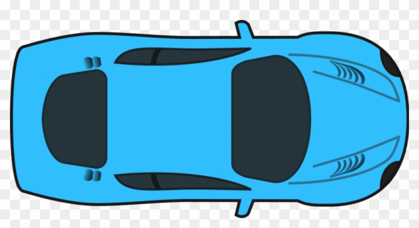 Car Clip Art - Car Top View Clipart #1255496