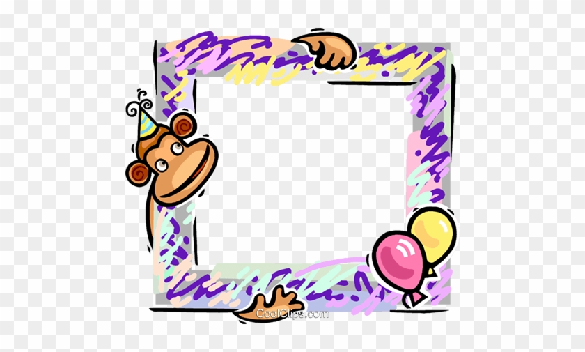 Birthday Frame Royalty Free Vector Clip Art Illustration - Birthday Frame #1255667