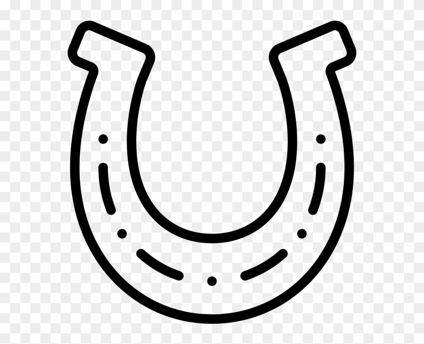 Horseshoe Rubber Stamp - Postage Stamp #1255729