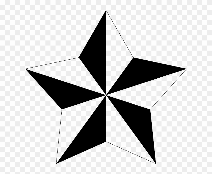 Pentagram, Alternate, Polygon, Star, Black And White - Texas State University Star Logo #1255747