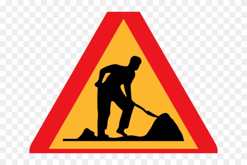 Small Construction Cliparts - Road Construction Safety Signs #1255847