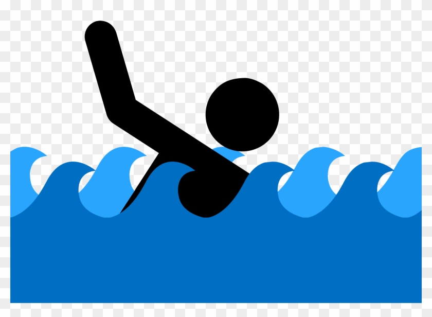 Clipart - Drowning Clipart #1255904