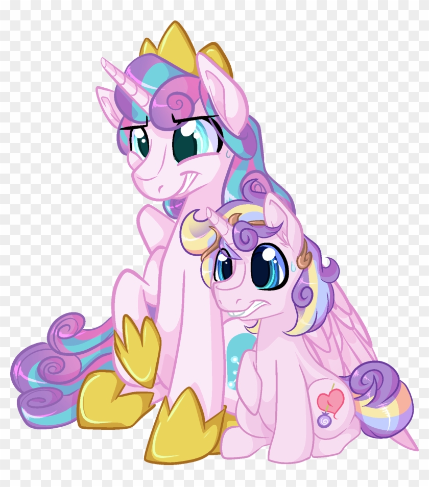 Uploaded - Mlp Flurry Heart And Her Sis #1256024
