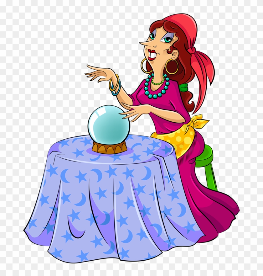 Kisspng Fortune Telling Royalty Free Crystal Ball Clip - Cartoon Fortune Teller #1256034