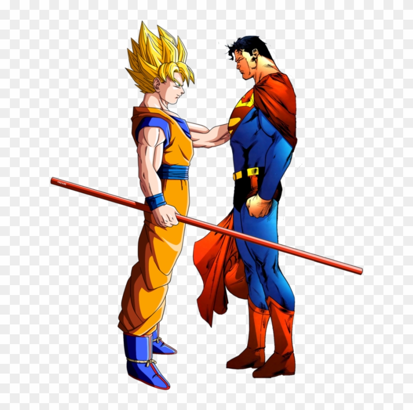 Superman ¿quién Ganaría Esta Batalla - Goku Vs Superman Comic #1256306