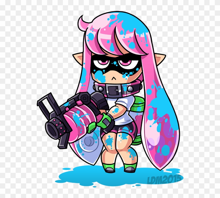 Splatoon 2 Pink Clip Art Fictional Character Art - Splatoon Sunken Scroll Judd #1256324