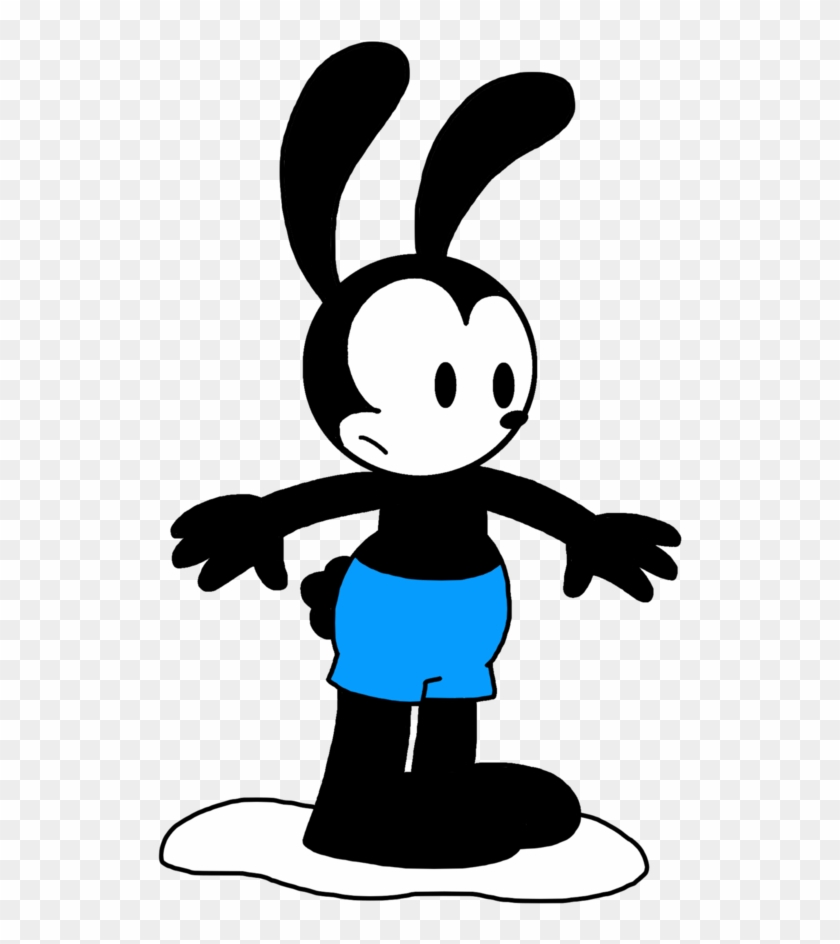 Oswald Trapped On White Glue By Marcospower1996 - Illustration #1256363