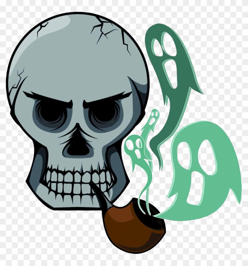 Cigarette Smoking Skull Stock Photography - Caveira Fumando Png #1256452