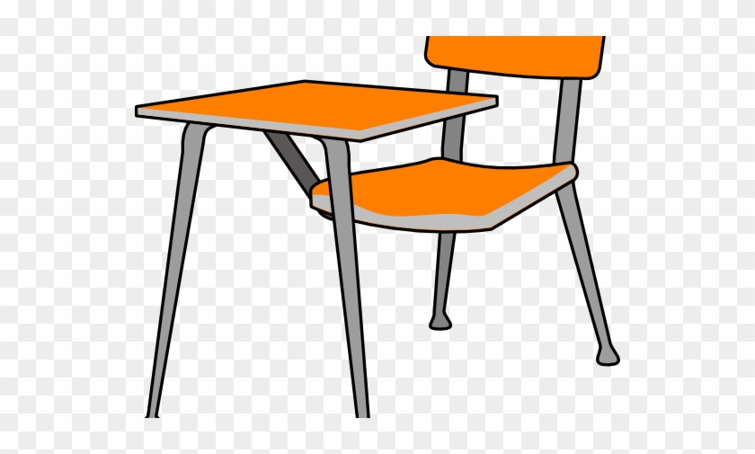 540 X 595 - Student Desk Clip Art #1256489