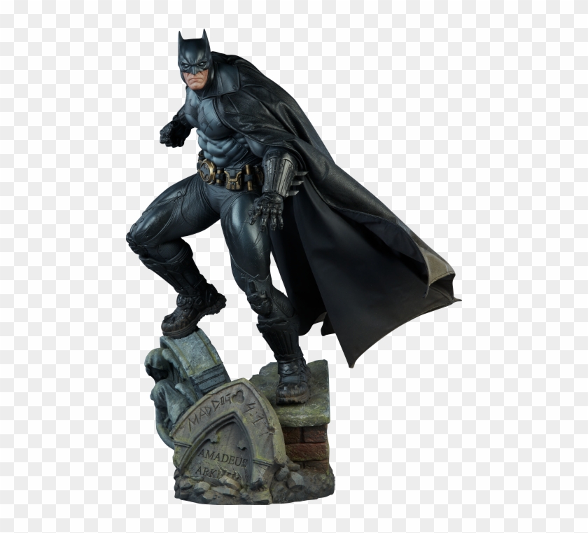 Batman Premium Format Statue - Batman - Free Transparent PNG Clipart ...