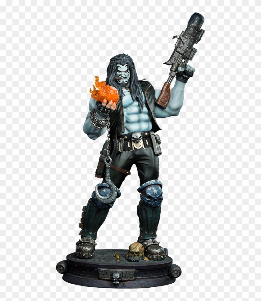 Lobo Darkseid Wonder Woman Sideshow Collectibles Dc - Lobo - Lobo Premium Format Statue #1256573