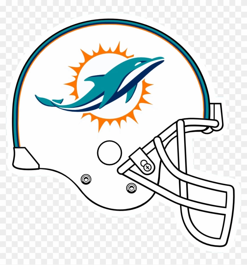 Helmet Clipart Miami Dolphins - Miami Dolphins Logos 2018 #1256661