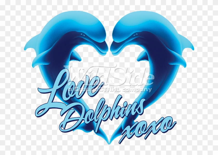 Blue Dolphins Love Xoxo Light/dark Garments Only - Love Dolphins Xoxo Raglan Baseball Blue Dolphin Aquatic #1256692