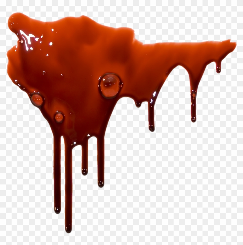 Blood Spatter Drip Halloween Scary Autumn Fallfreetoedi - Blood Png #1256740