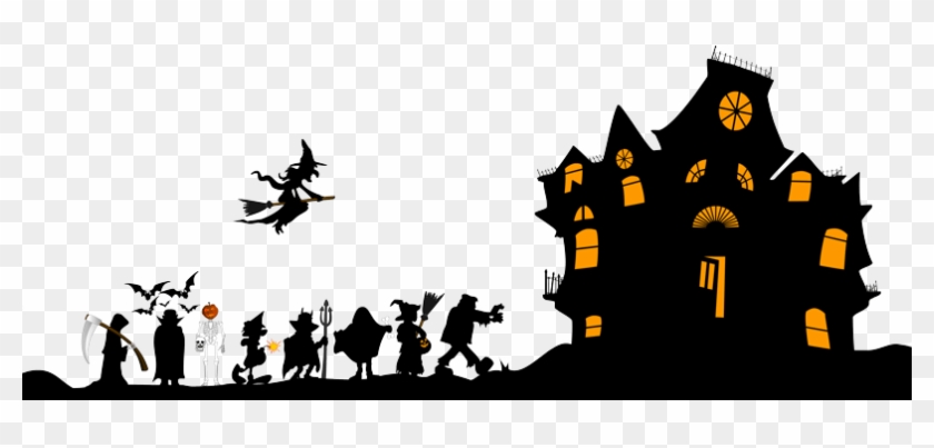 Halloween - ‹ - Halloween Borders Haunted House #1256875