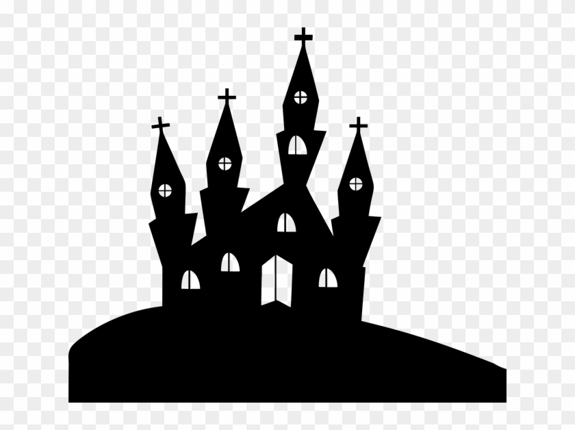 Church, Cross, Hill, Landscape, Silhouette, Halloween - Church #1256903