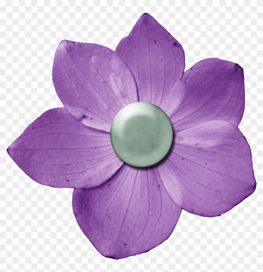 Dark Purple Flower Png Image - Purple Flower Png Scrapbook #1256922