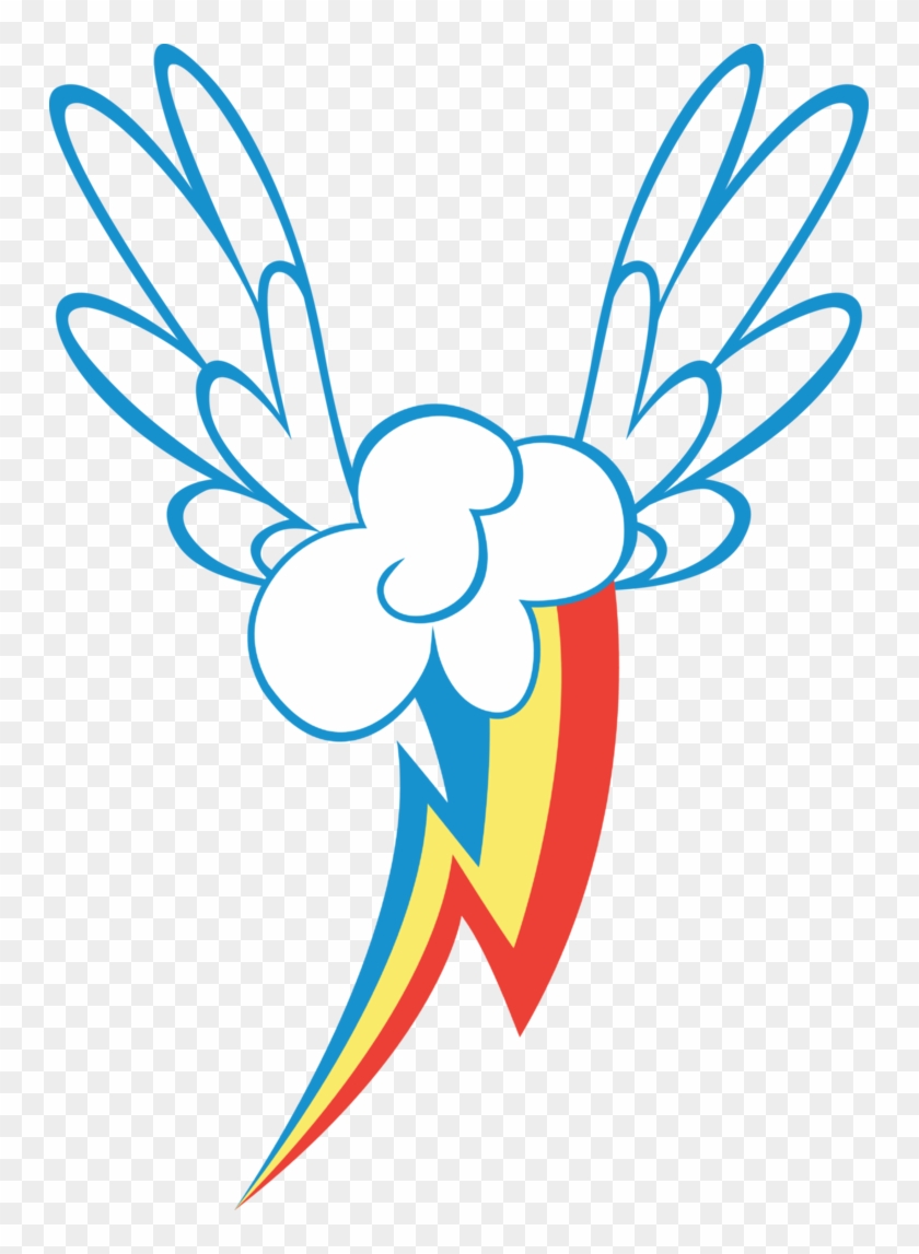 Rainbow Dash T-shirt Design By Alexdti - Rainbow Dash Cutie Mark Tegning #1256955