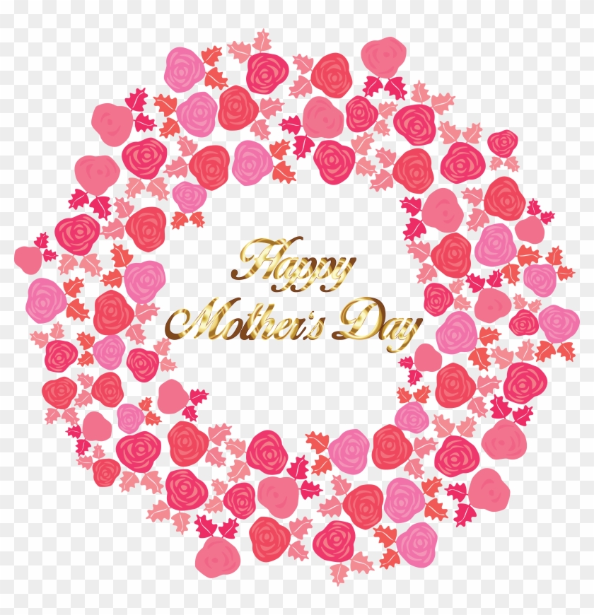 Free Clipart Of A Gold Happy Mothers Day Greeting In - Happy Mothers Day Poster #1257015