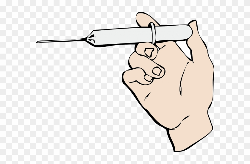 Topical Antibiotics For Ingrown Toenail - Syringe Clip Art #1257115